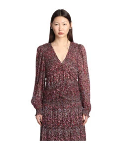 Nibel Blouse In Brown Viscose