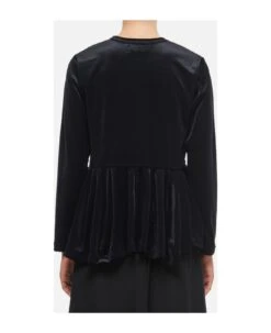 Comme Des Garcons Velour Long Sleeves Top -Serene Styles 0a5e1b846407081a3d3df3c458f69d1b