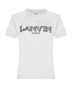 Lanvin Curb Logo Cotton T-shirt