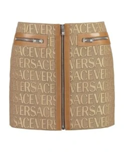 Versace Jacquard Mini Skirt