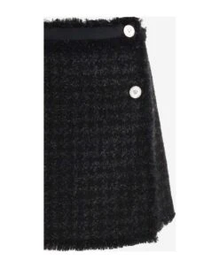 Versace Wool Blend Tweed Miniskirt -Serene Styles 1b81d37f648130d2d54bb506b38cdb62