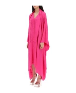 Valentino Garavani Button Detailed Maxi Shirt Dress -Serene Styles 208da65d0038cc5eca036a9fbad04aa1