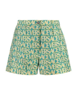 Versace Printed Silk Shorts