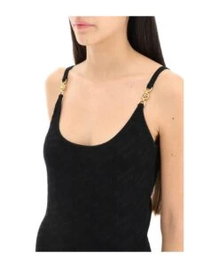 Versace 'la Greca' Knitted Mini Dress 7 Versace 'la Greca' Knitted Mini Dress -Serene Styles 23f9671cb60597ef6e5d57f69600f22d