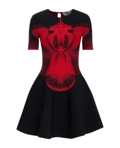 Alexander McQueen Jacq Vlm Mini Drs