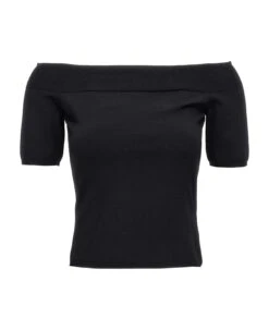 Alexander McQueen Off-shoulder Top