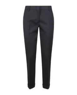 Golden Goose Golden W's Cigarette Pants Compact Gabardine Wool