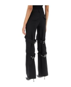 Off-White Cargo Pants In Wool Blend -Serene Styles 3723c30a875efe0fea8c6af1c8ca8b55