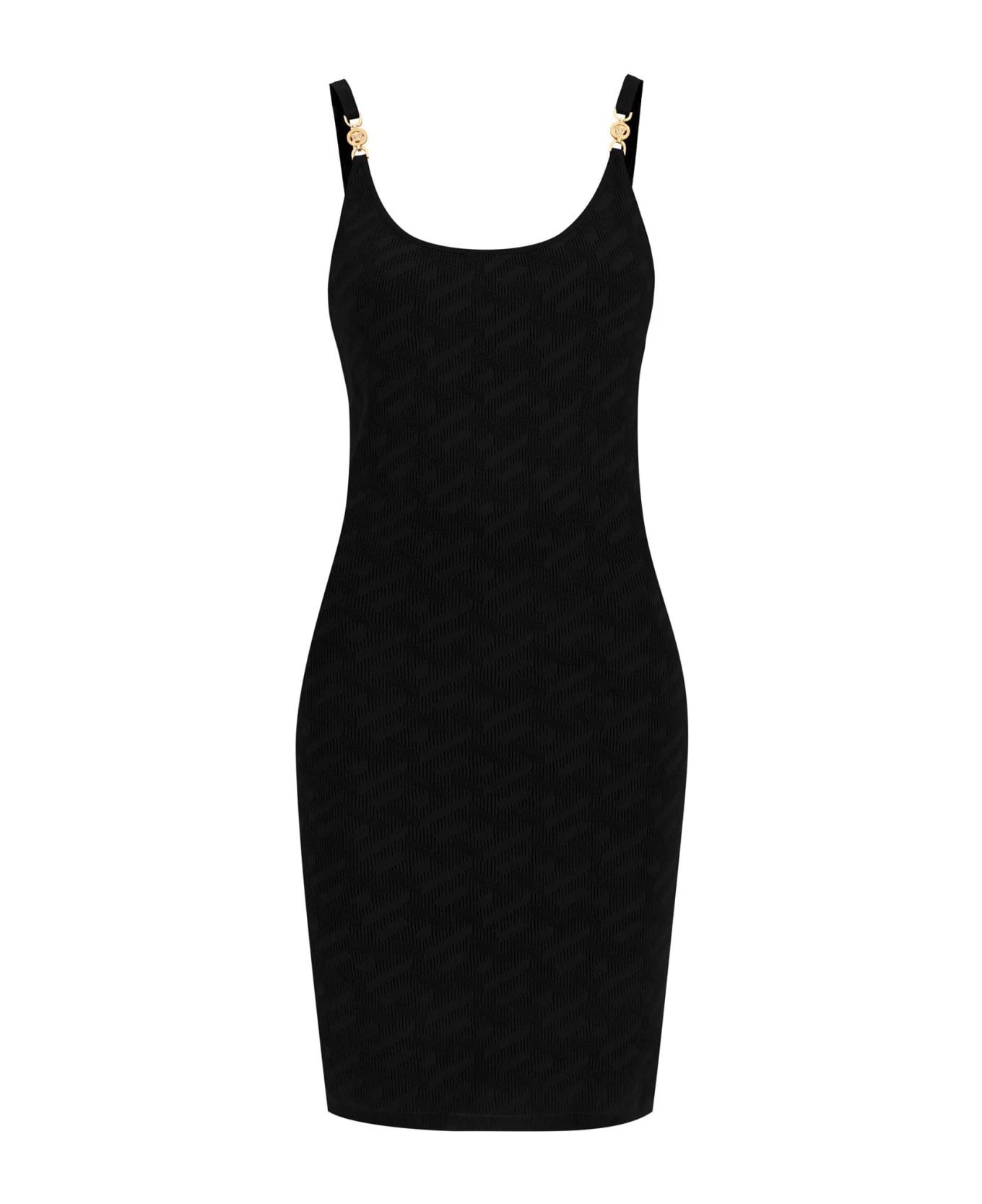 Versace 'la Greca' Knitted Mini Dress 1 Versace 'la Greca' Knitted Mini Dress