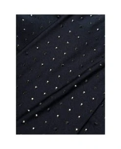 'hola Crystal' Black Jumpsuit With Halterneck And Rhinestone In Stretch Polyamide Woman -Serene Styles 3e45e2f366e8501ae5c0265b3f6c6d9f