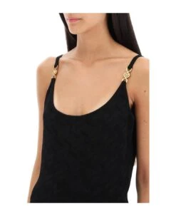 Versace Monogram Knit Mini Dress -Serene Styles 40dbd0776c202f50fe65c8474660ab72