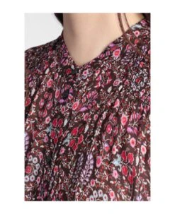 Noeline Blouse In Brown Viscose -Serene Styles 430cbe369f87810959c3b869bc69d3c3