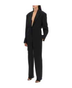 STELLA MCCARTNEY Wool Tuxedo Jumpsuit -Serene Styles 522b603a330eae39bb033f12a887f6cc