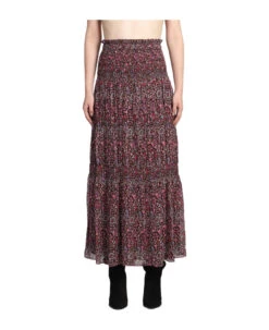 Nunca Skirt In Brown Viscose