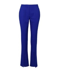 Off-White 'tech Drill' Blue Polyester Trousers