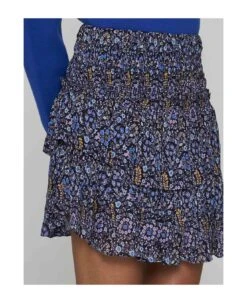 Hilari Print Viscose Miniskirt -Serene Styles 5b9cfe823b9c9d4a902f9fa257f03d1c