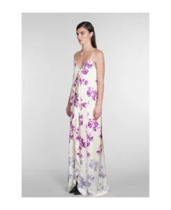 Jil Sander Dress In Beige Viscose -Serene Styles 69ab2209a5bbe791cef1eff25e767dd8