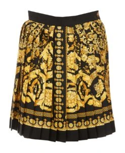 Versace Barocco Print Skirt