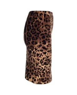 Dolce & Gabbana Mini Skirt With Leopard Motif -Serene Styles 7657b6d7935383c42b824f1bd560ea8f