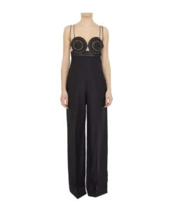 STELLA MCCARTNEY Broderie Anglaise Bustier Jumpsuit