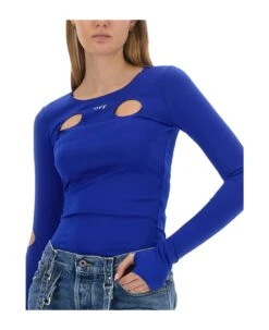 Off-White Top Cut Out -Serene Styles 82a7a755fa088fac6873c2e254577bff