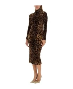 Dolce & Gabbana Dress With Animal Pattern -Serene Styles 8635f79b87852ba7c3a2725e52068b17
