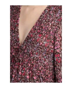 Nibel Blouse In Brown Viscose -Serene Styles 8e0a3b686637f3d8e1312c4d6512947d