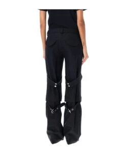 Off-White Wo Blend Cargo Zip Pants -Serene Styles 91c45940951923fd513d6aca9cf89e46