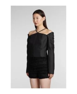 IRO Paju Topwear In Black Wool -Serene Styles 9912b0394de8a6e55b8d0bb3a3cf1989