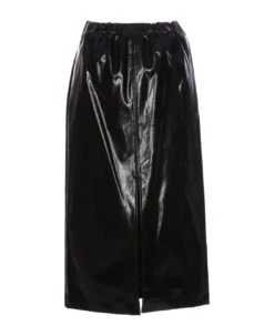 Maison Margiela Eco Leather Midi Skirt