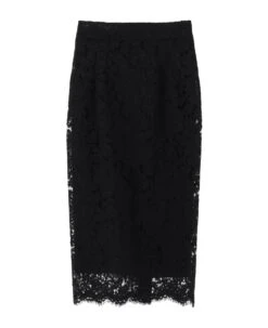 Dolce & Gabbana Midi Lace Pencil Skirt