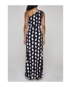 DIANE VON FURSTENBERG Kiera Print Viscose One-shoulder Dress -Serene Styles 9b8a892aabd9a980fbe34688e28719ed