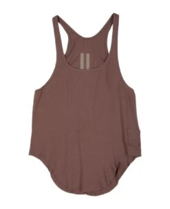 Basic Tank Cropped Mauve Pink Cotton Tank Top - Basic Tank Top