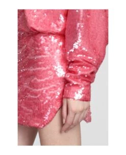 Gael Dress In Rose-pink Polyester -Serene Styles a0ad6284a4d220d862ca4f1318713f21