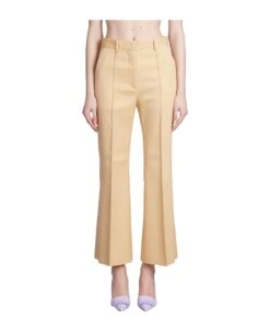 Lanvin Pants In Beige Wool