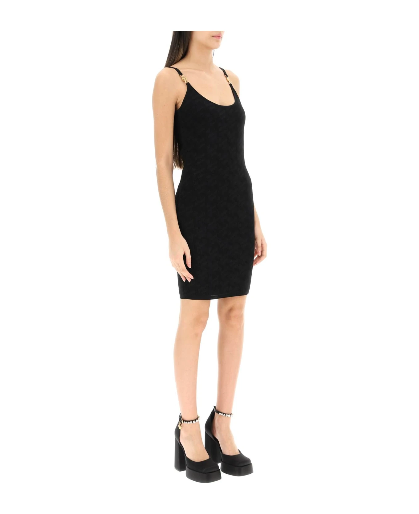 Versace 'la Greca' Knitted Mini Dress 2 Versace 'la Greca' Knitted Mini Dress - Image 2
