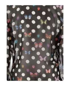 Dua Lipa X Versace Silk Chiffon Shirt -Serene Styles abb8d9e6d8ca8ac1f1da0020a917d36d