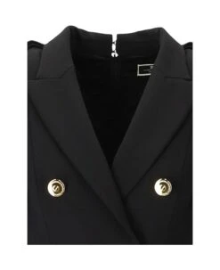 Elisabetta Franchi V-neck Double-breasted Jumpsuit -Serene Styles b02893a76a7e2ccb67361ff3d677e924