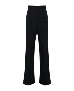 "vanna" Gabardine Pinstriped Trousers