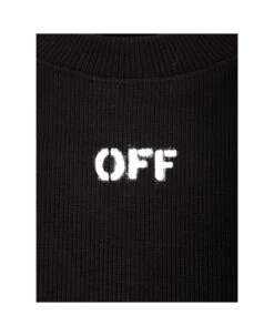 Off-White Black 'off' Cropped T-shirt -Serene Styles b93959e881e508881872f0f250215b72