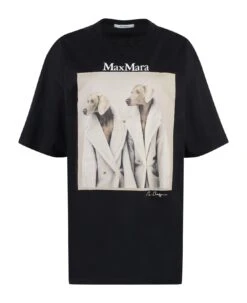 Max Mara Tacco Cotton Crew-neck T-shirt