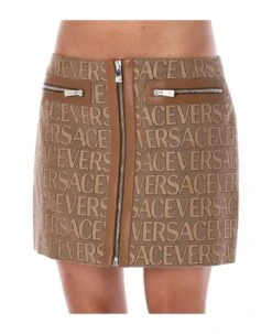 Versace Allover Mini Skirt -Serene Styles bbb76f3eb336e7f00f9b7ca030c7bc5f