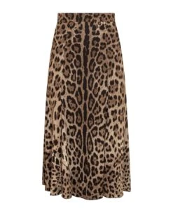 Dolce & Gabbana Leopard Skirt