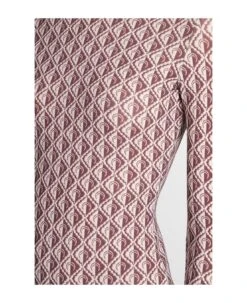 Marine Serre Suit In Brown Polyamide -Serene Styles c124601894ae32f10afffe614564b73b