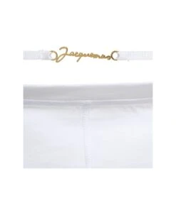 Jacquemus 'sierra' White Long-sleeve Top With Logo Detail In Jersey Woman -Serene Styles ca734a45b45d8bb19e76b373412a516a
