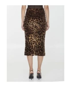 Dolce & Gabbana Leopard-print Pencil Skirt -Serene Styles db8c91fa8d9780da077fe27be0e56b07