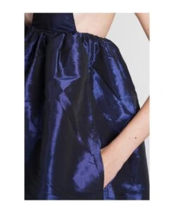 Ganni Dress In Blue Polyester -Serene Styles dfaa373cda5cd370d5c4fc3be0674ad5