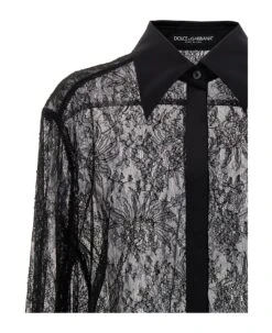 Dolce & Gabbana Chantilly Lace Shirt -Serene Styles dfd38490d718f4d1229e28c9886aca27