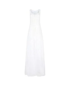 Jacquemus Long Negligee Ribbon Detail Dress