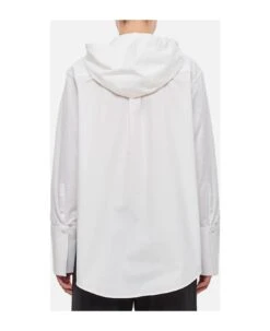 Loewe Anagram Hooded Shirt -Serene Styles ef431c80583ce3b520eadb661c17a393